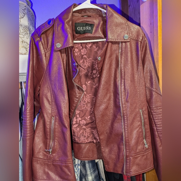 Guess Leather Jacket - Picture 2 of 2